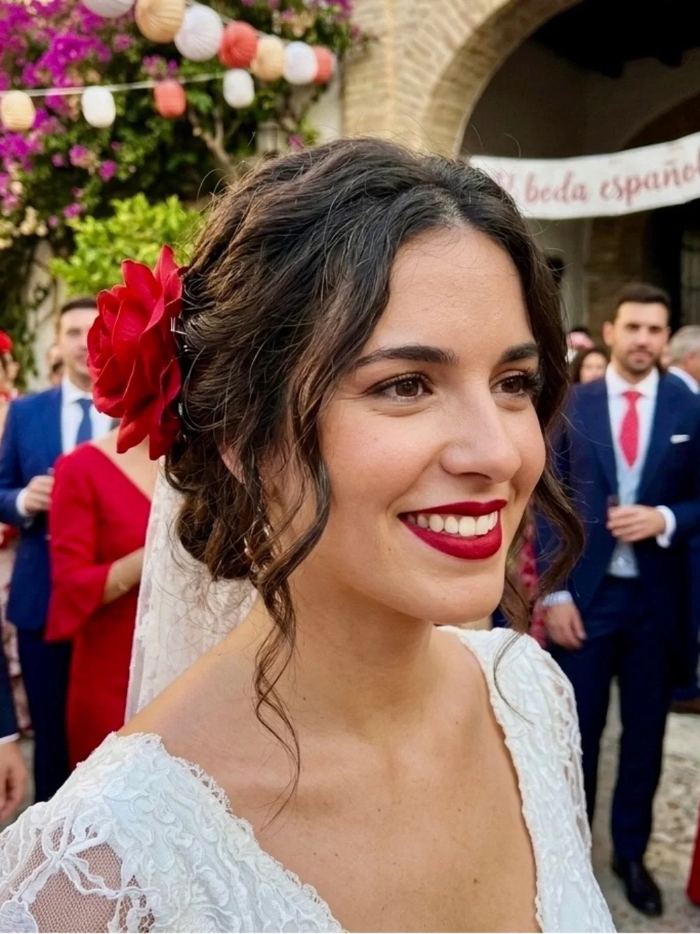 Red Rose Floral Statement Accessory